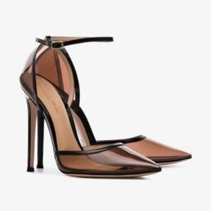 110 pvc and patent leather pumps